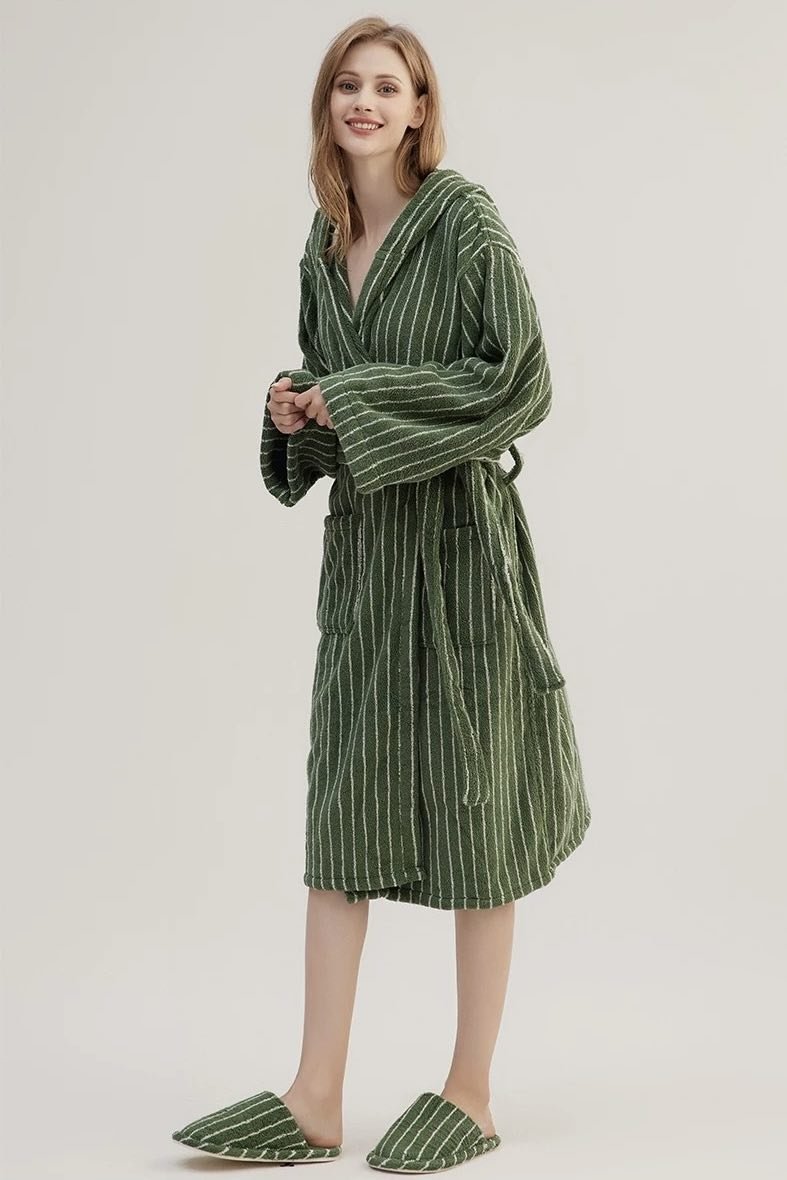 Retro Organic Bathrobe