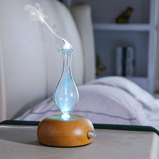 OSCAR Nebuliser — Glass & Pine Diffuser with LED Mood Light