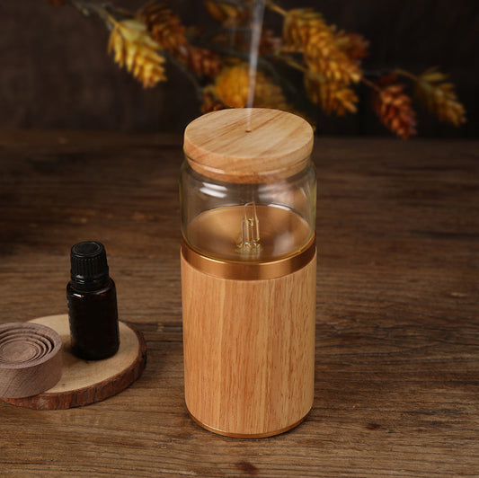 NOVA Portable Diffuser — Glass & Pine for Pure Aromatherapy