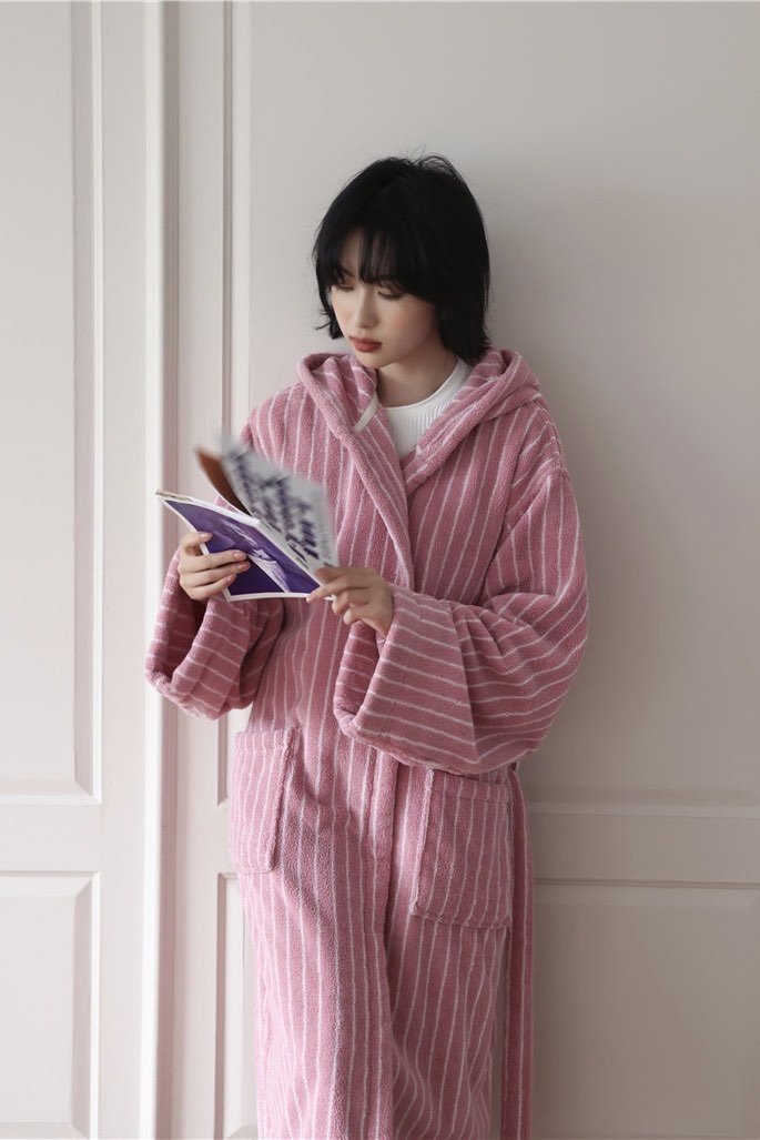 Retro Organic Bathrobe