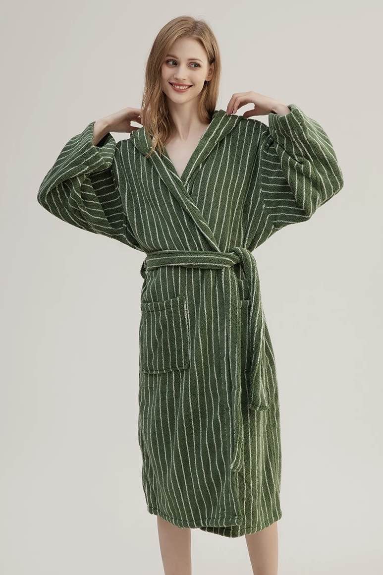 Retro Organic Bathrobe
